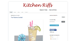 Desktop Screenshot of kitchenriffs.com
